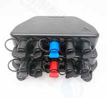 Pre-terminated fiber optic cable splitter box/assembly